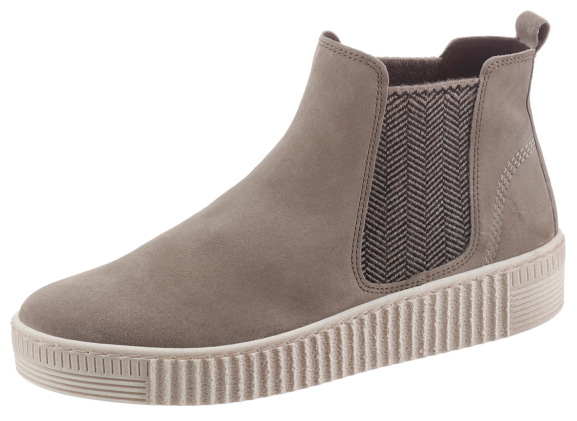 GABOR Chelsea boots in Beige: front