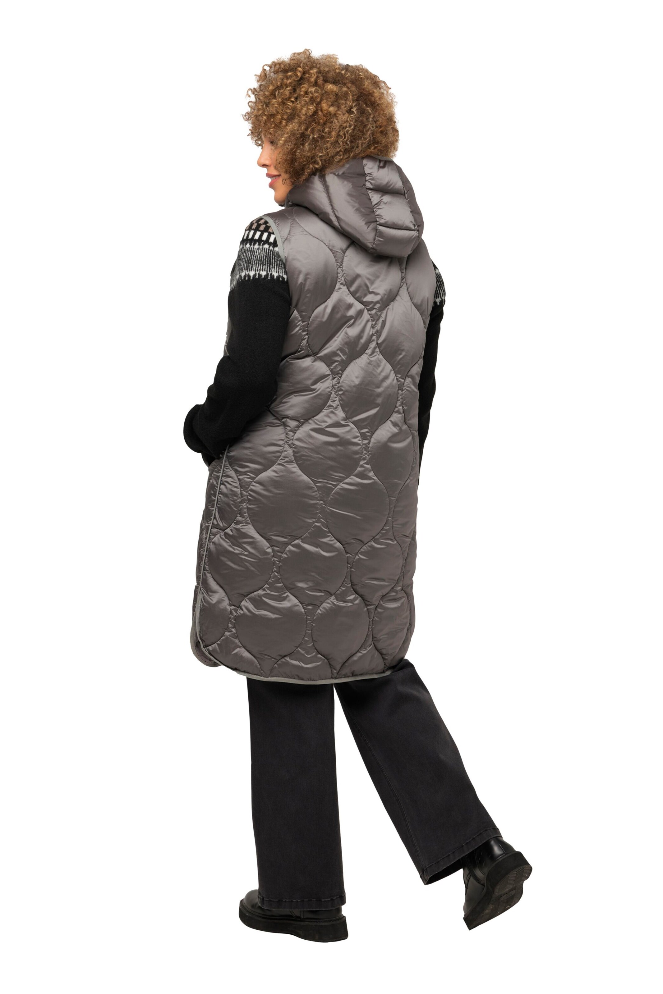 Ulla Popken Bodywarmer in Zilver