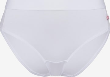 BeeDees Slip 'Taillenslip EVERY DAY Slip aus Baumwoll-Stretch-Qualität für jeden Tag' in Weiß: Vorderseite
