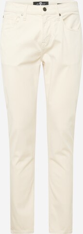 regular Pantaloni 'LuxPerPluCol' di 7 for all mankind in bianco: frontale