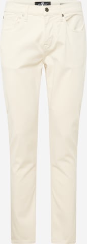 7 for all mankind - Regular Calças 'LuxPerPluCol' em branco: frente