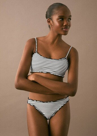 MANGO TEEN Bustier Bikini in Weiß