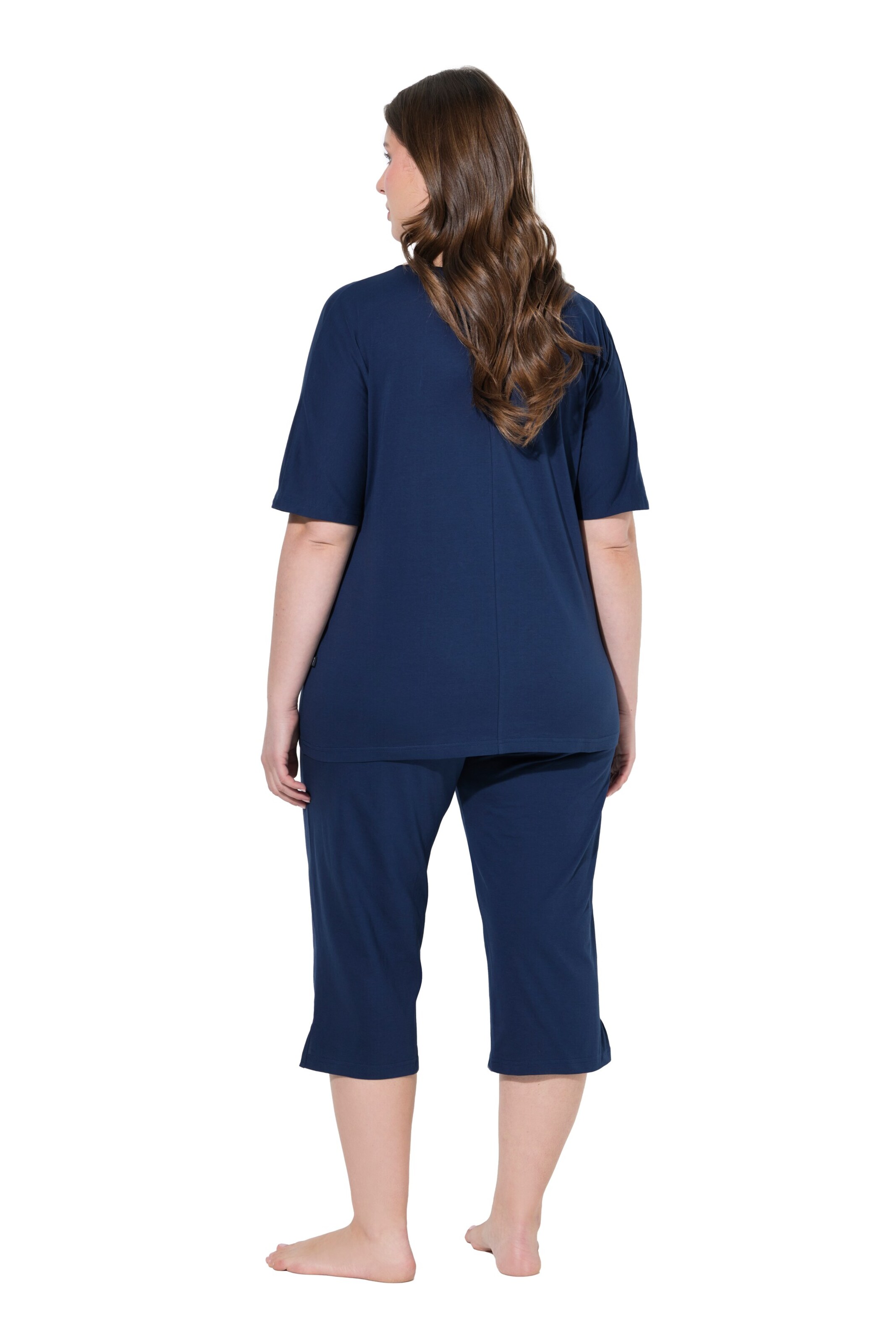 Ulla Popken Pyjama in Blau
