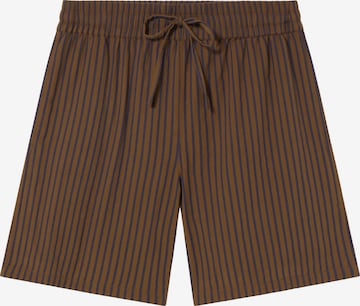 Thinking MU Loose fit Pants 'Henry' in Brown: front