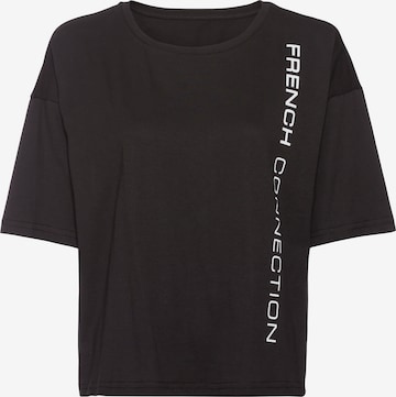 T-shirt French Connection LM en noir : devant