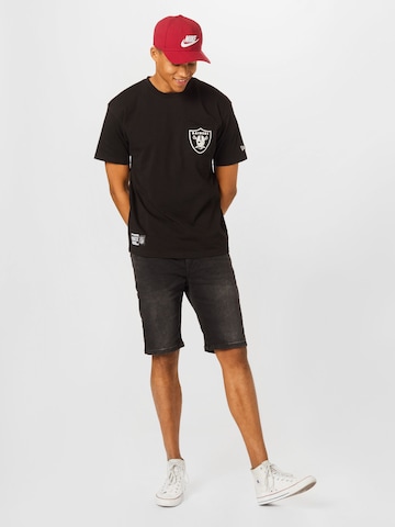 Maglietta 'Las Vegas Raiders' di NEW ERA in nero
