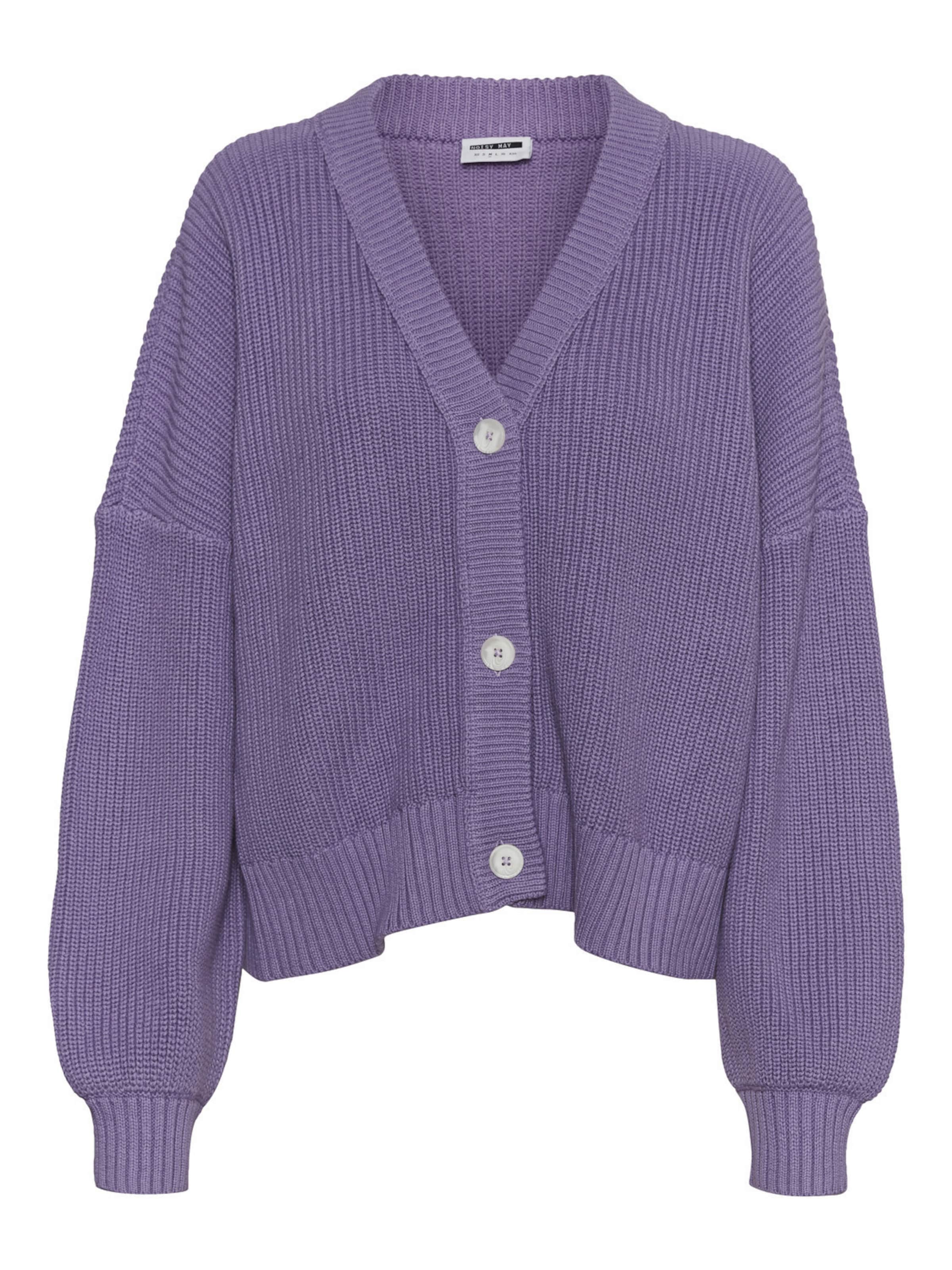 Frauen Pullover & Strick Noisy may Strickjacke 'Una' in Lila - JX60708 Frauen Pullover & Strick Noisy may Strickjacke 'Una' in Lila - JX60708