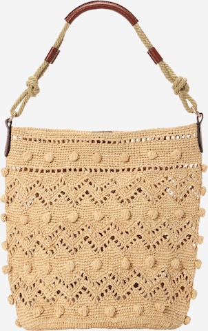 Vanessa Bruno - Bolso de hombro en beige: frente