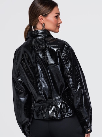 Ombre Between-Season Jacket in Black