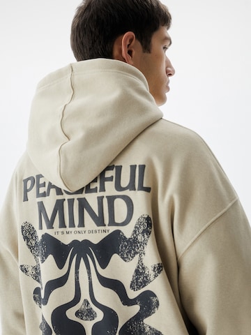 Pull&Bear Mikina – béžová