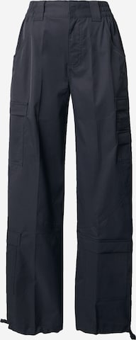 Jordan Wide leg Cargo trousers in Grey: front