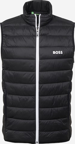 BOSS Green Bodywarmer 'Thor' in Zwart: voorkant