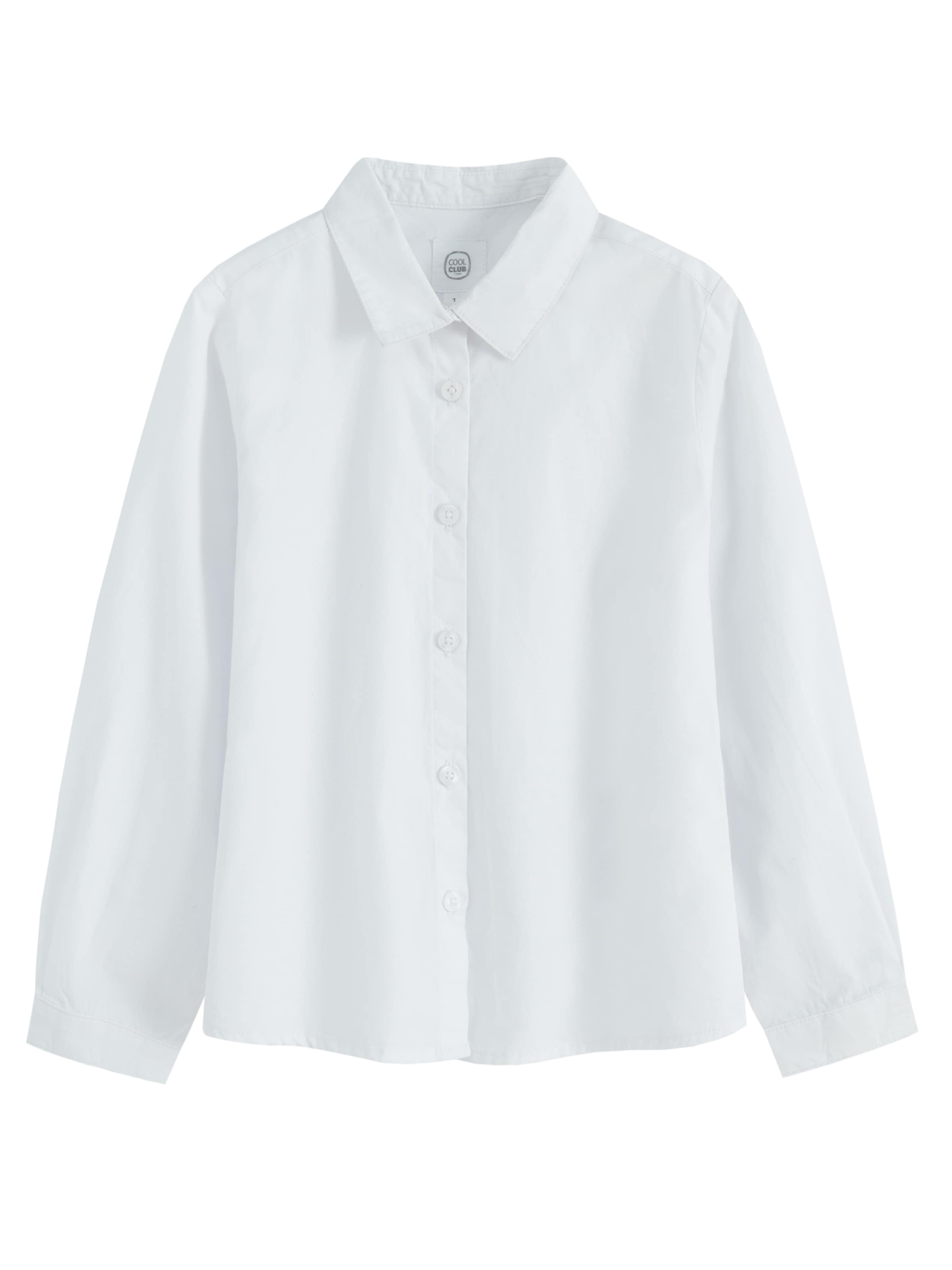 Cool Club Pluus, värv valge: eest vaates