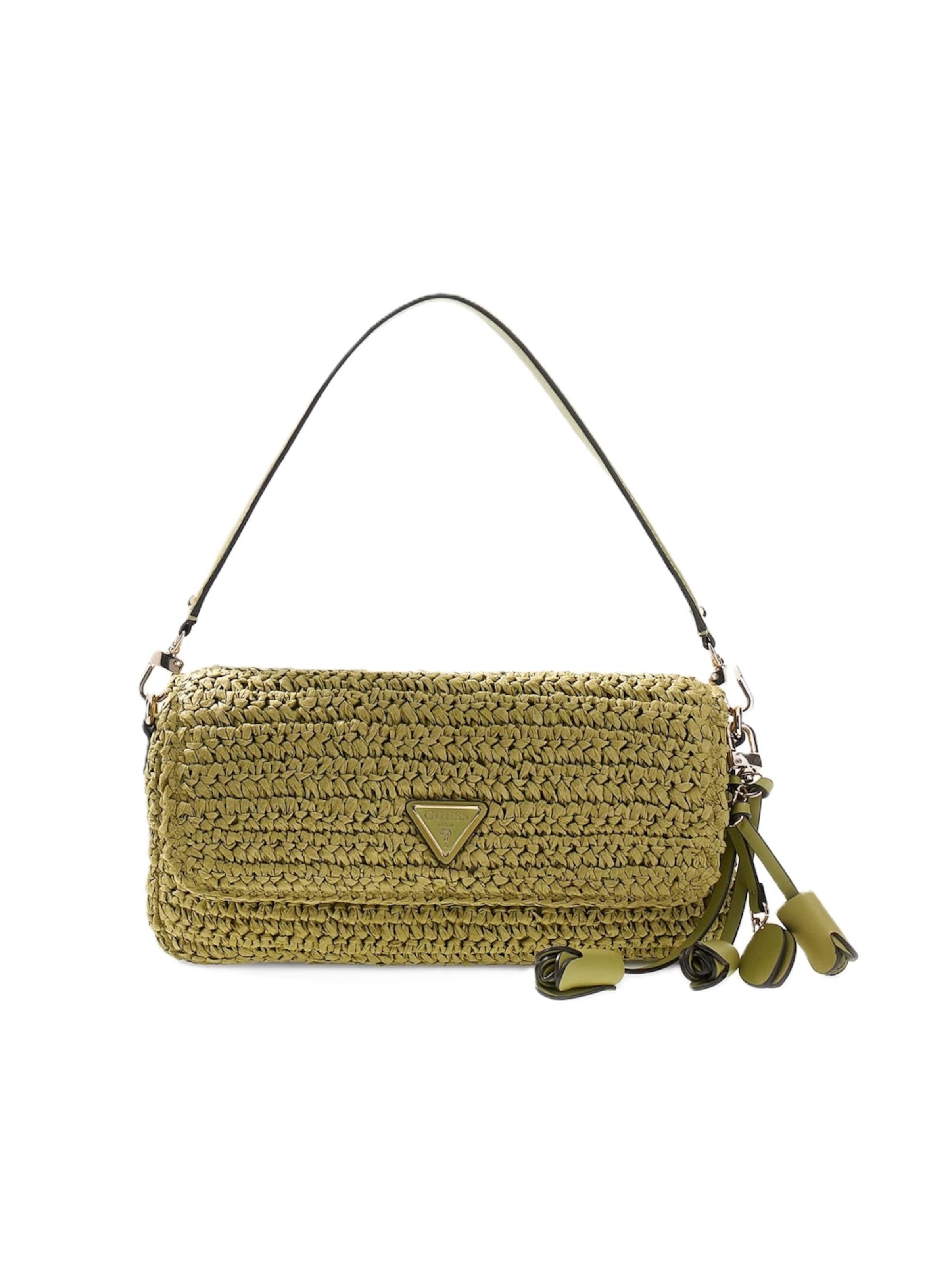 Borsa a spalla 'WG992319' di GUESS in verde: frontale