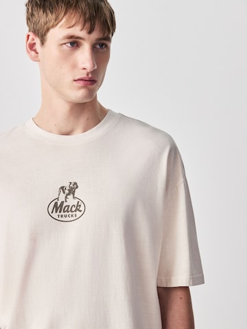 Next Shirt 'Mack Trucks' in Beige