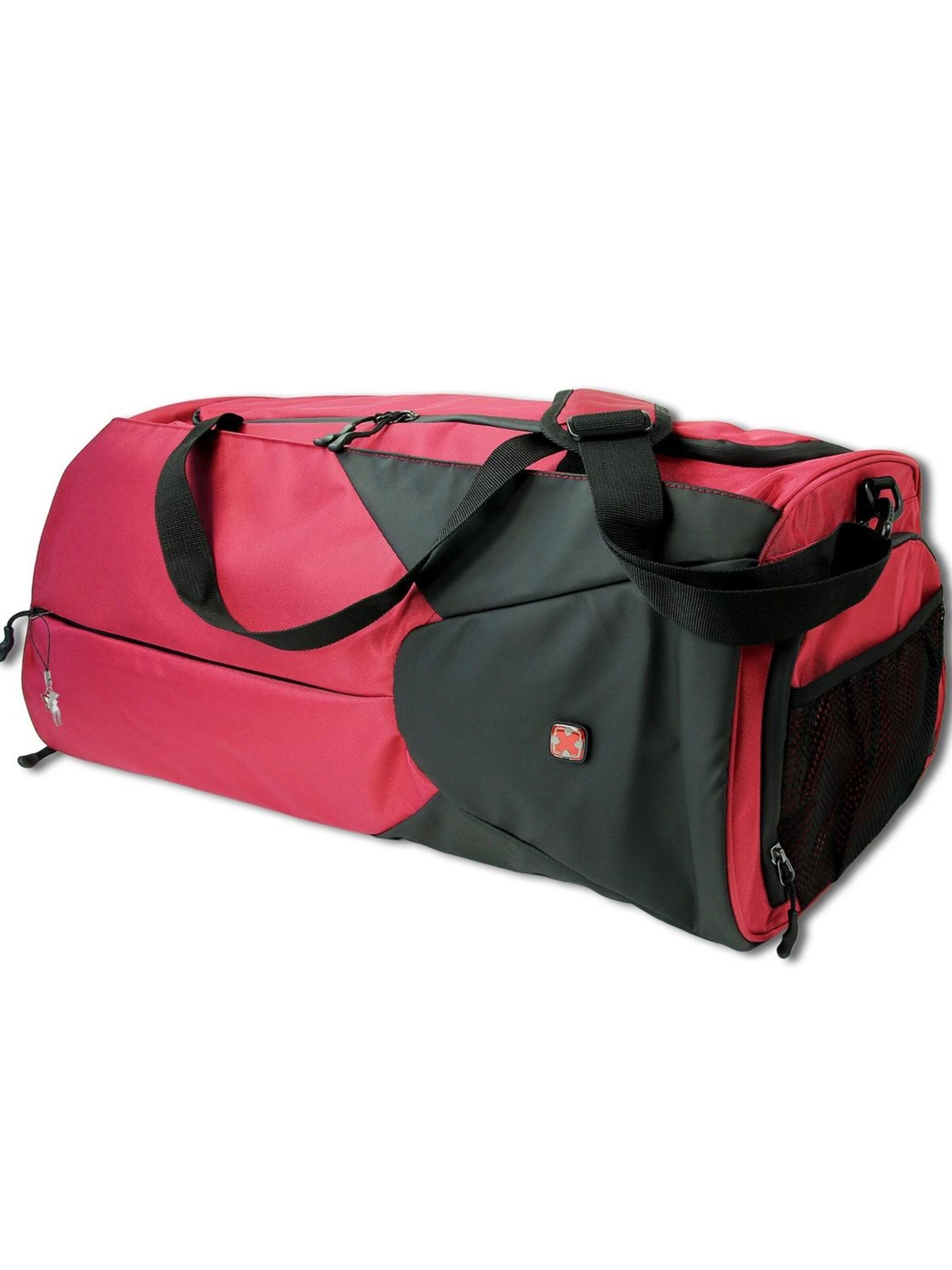 Travel N Meet - Bolsa para gimnasio en rojo