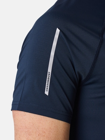 SWEDEMOUNT Functioneel shirt 'Core' in Blauw