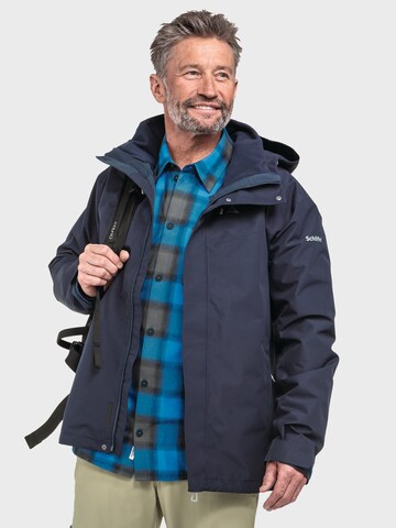 Schöffel Outdoorjas 'Okere MNS' in Blauw