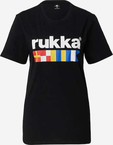 Rukka Functioneel shirt 'Valkoja' in Zwart: voorkant