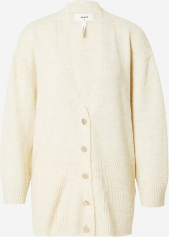 Cardigan 'ABBIE' OBJECT en beige : devant