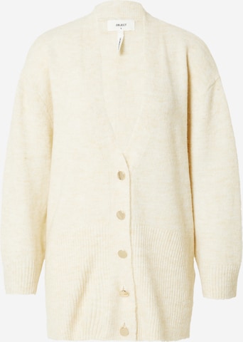 OBJECT Cardigan 'ABBIE' i beige: forside