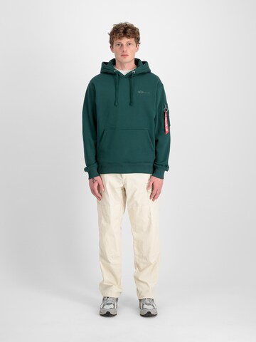 ALPHA INDUSTRIES Суичър в зелено