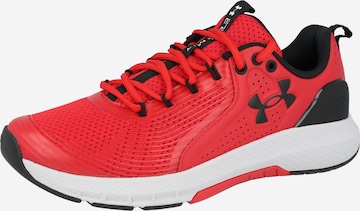 UNDER ARMOUR Athletic Shoes 'Charged Commit 3' in Red: front
