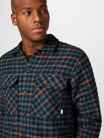 Woodbird Regular fit Button Up Shirt 'Glixto' in Green