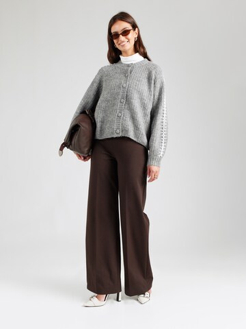 YAS Knit Cardigan 'YASOLLY' in Grey