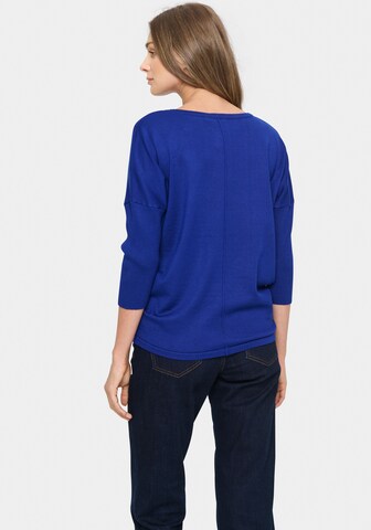 SAINT TROPEZ Pullover 'Mia' in Blau