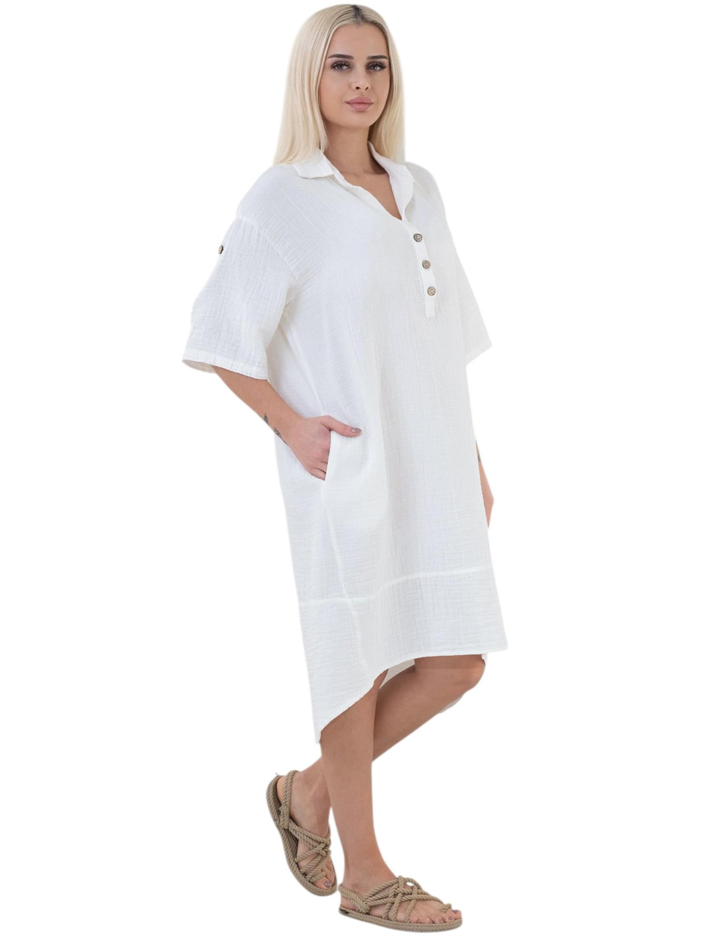 Robe-chemise 'Mira' WENOR en blanc