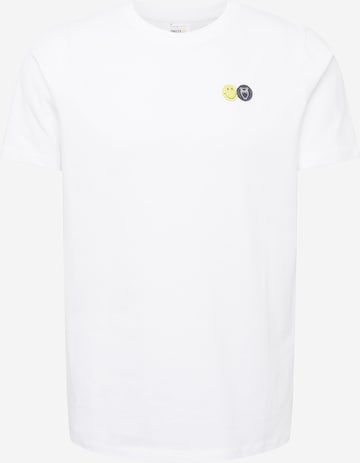 KnowledgeCotton Apparel T-Shirt - (GOTS) in Weiß: predná strana