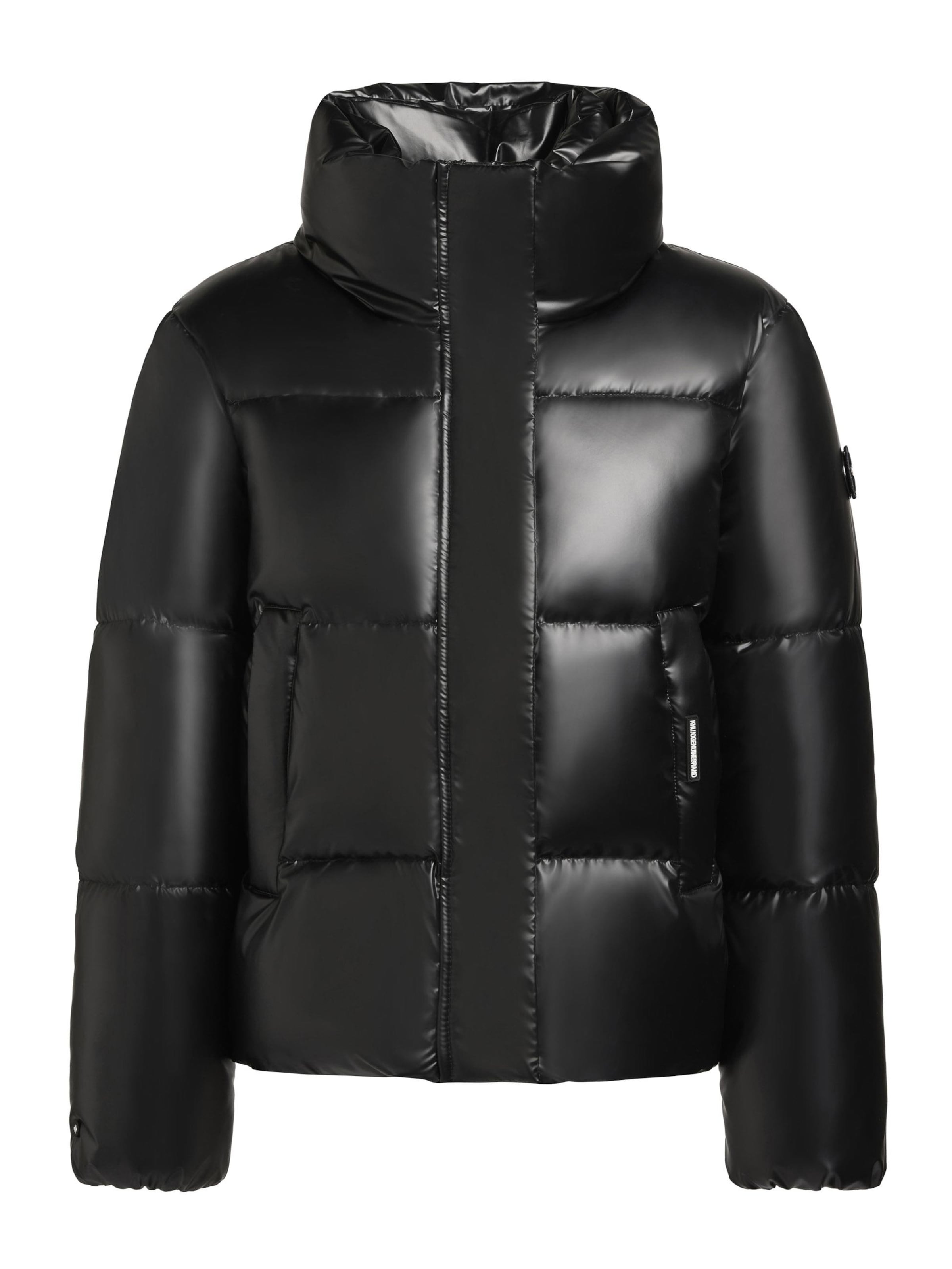 khujo Winter jacket 'Rinja Shiny' in Black, Item view