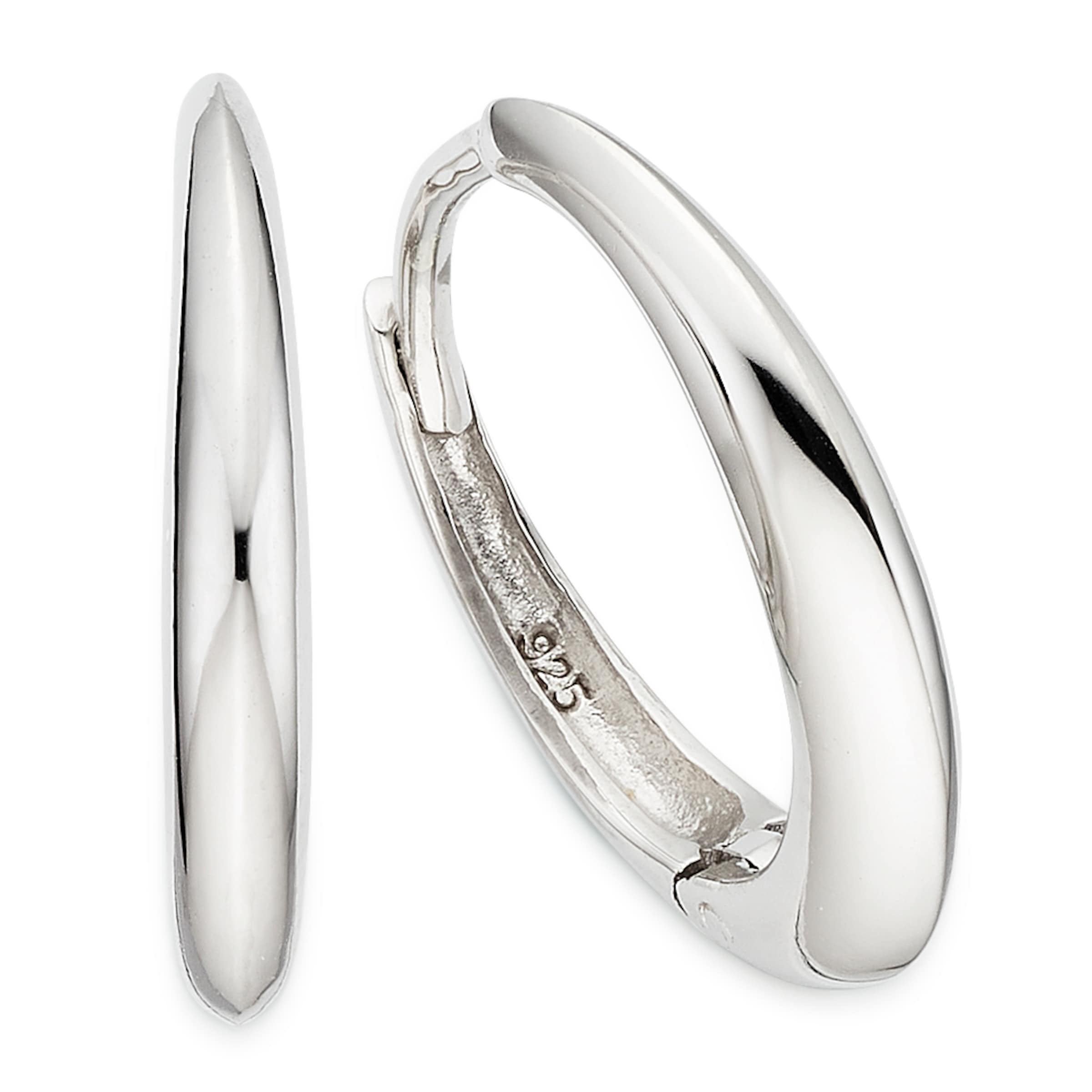 Bruno Banani LM Ohrringe in Silber: Vorderseite