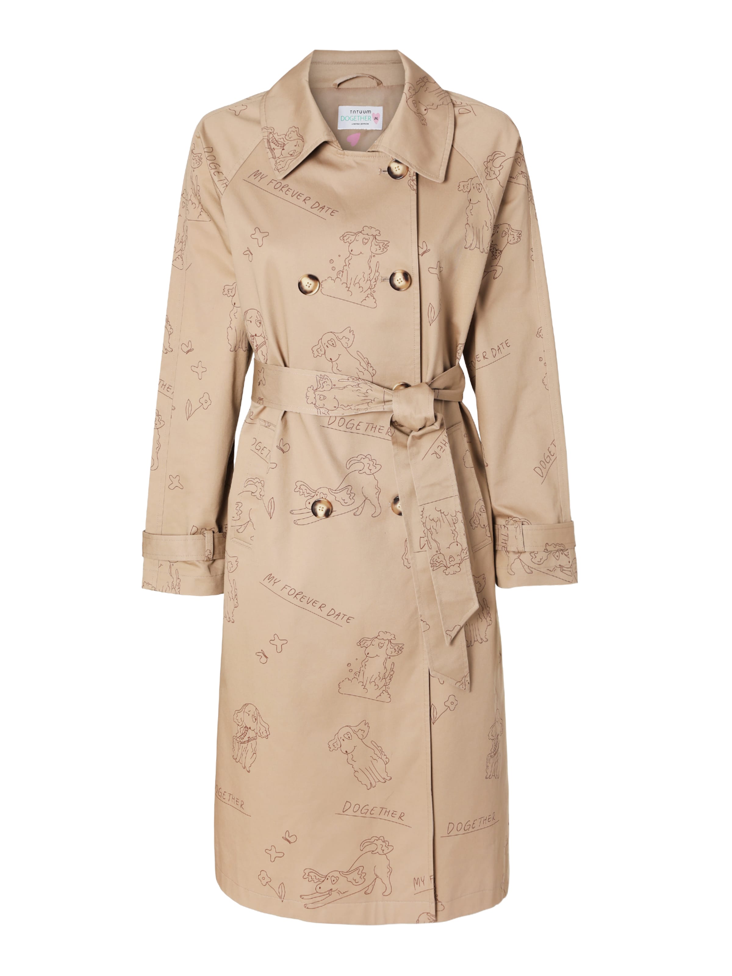 TATUUM Overgangsfrakke 'Megnama' i beige: forside