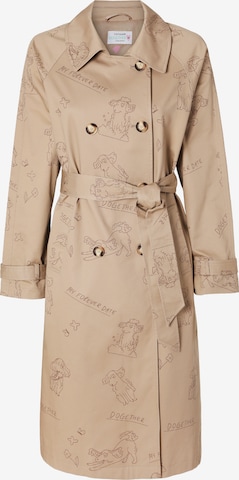 Manteau mi-saison 'Megnama' TATUUM en beige : devant