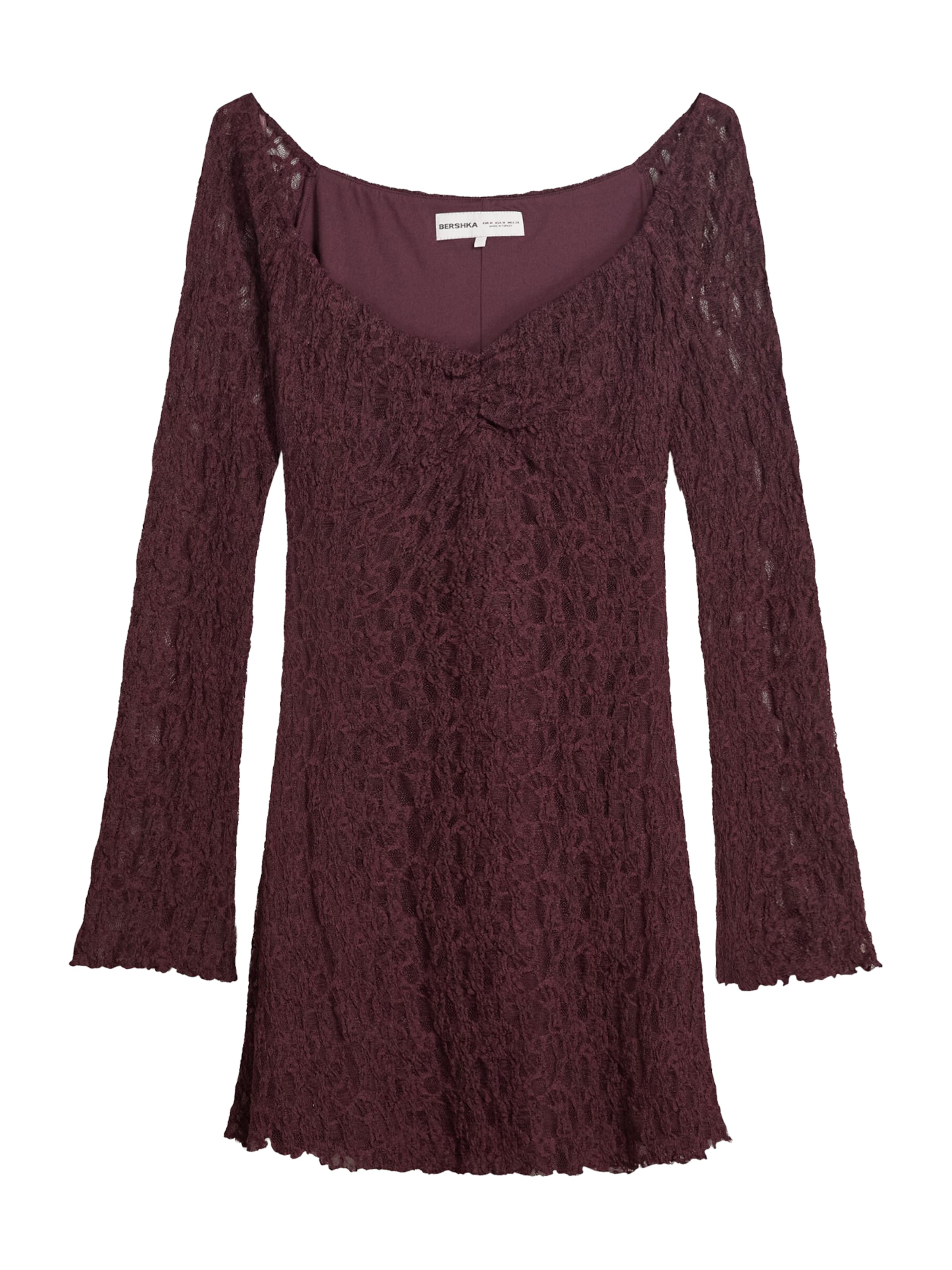 Bershka Šaty - Fialová: predná strana