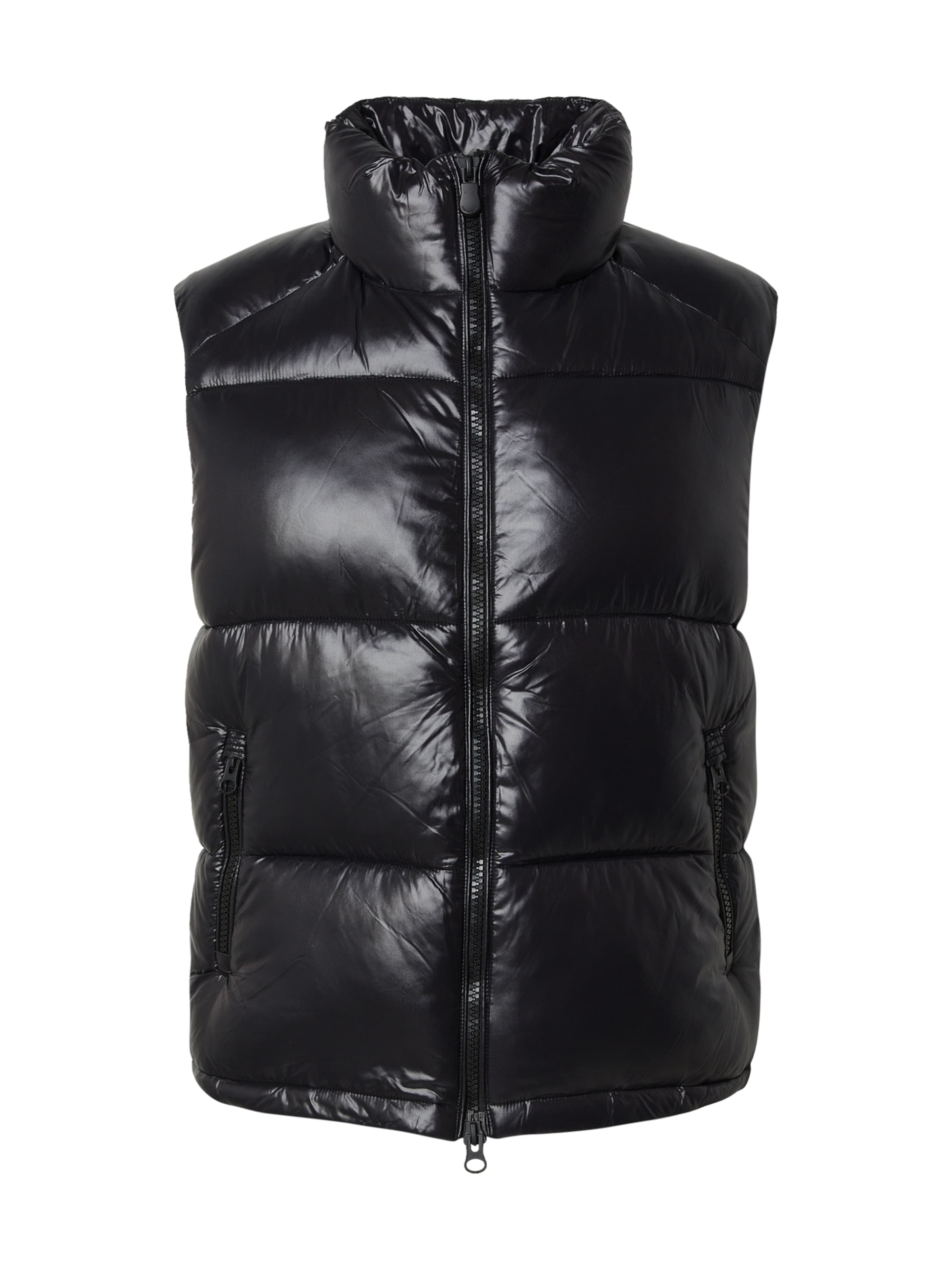 SAVE THE DUCK Елек в черно: отпред