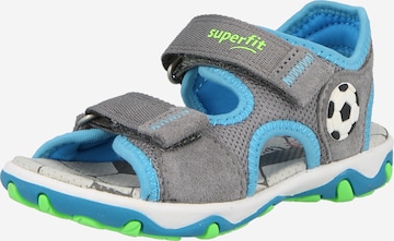 SUPERFIT Sandale 'MIKE 3.0' in Grau: Vorderseite