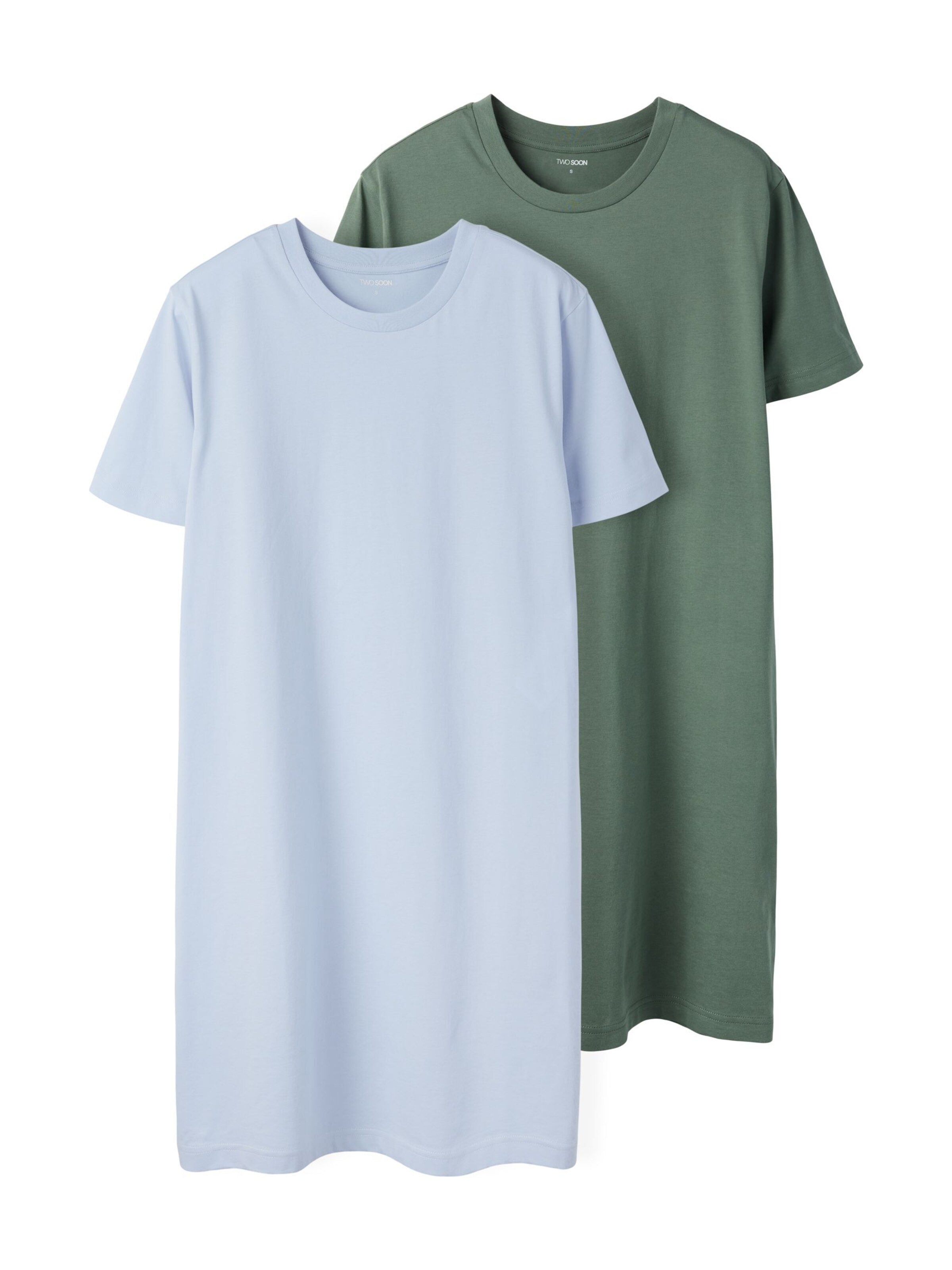 Robe TWO SOON en bleu : devant