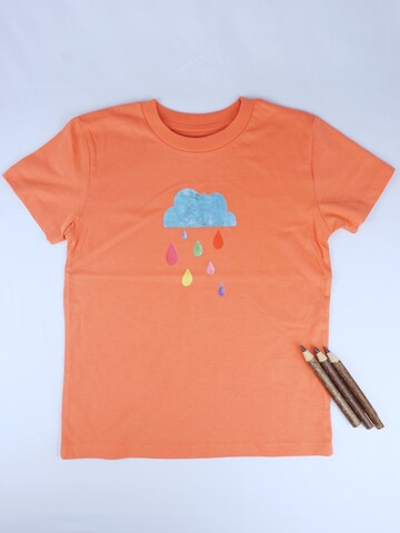 MelaDi Shirt 'Regenwolke' in Orange