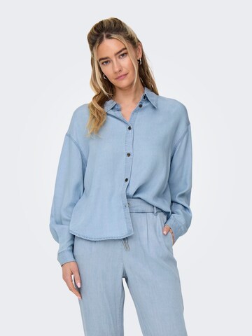 ONLY Blouse 'ONLCharis' in Blauw: voorkant