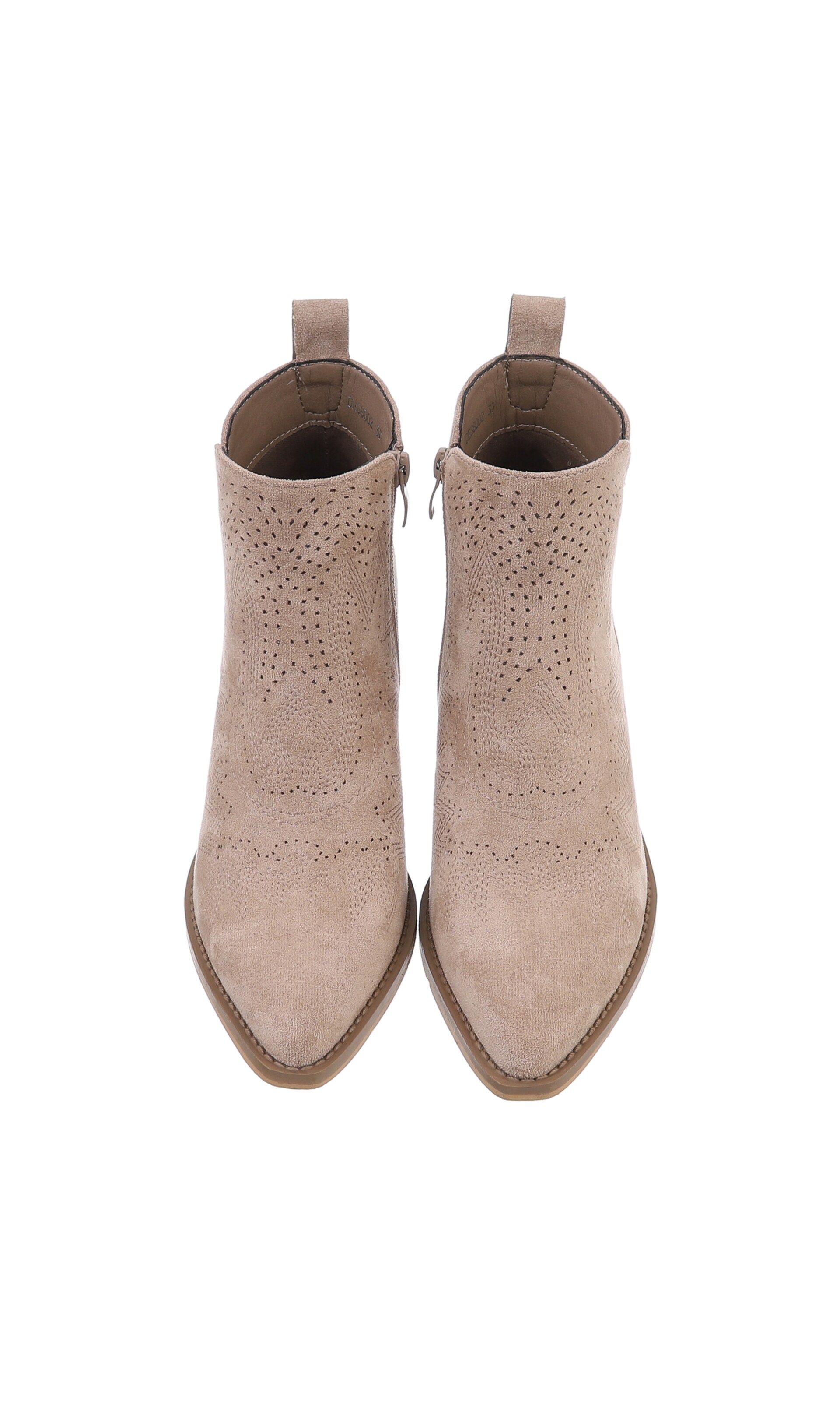 Ital-Design Cowboystiefel in Braun