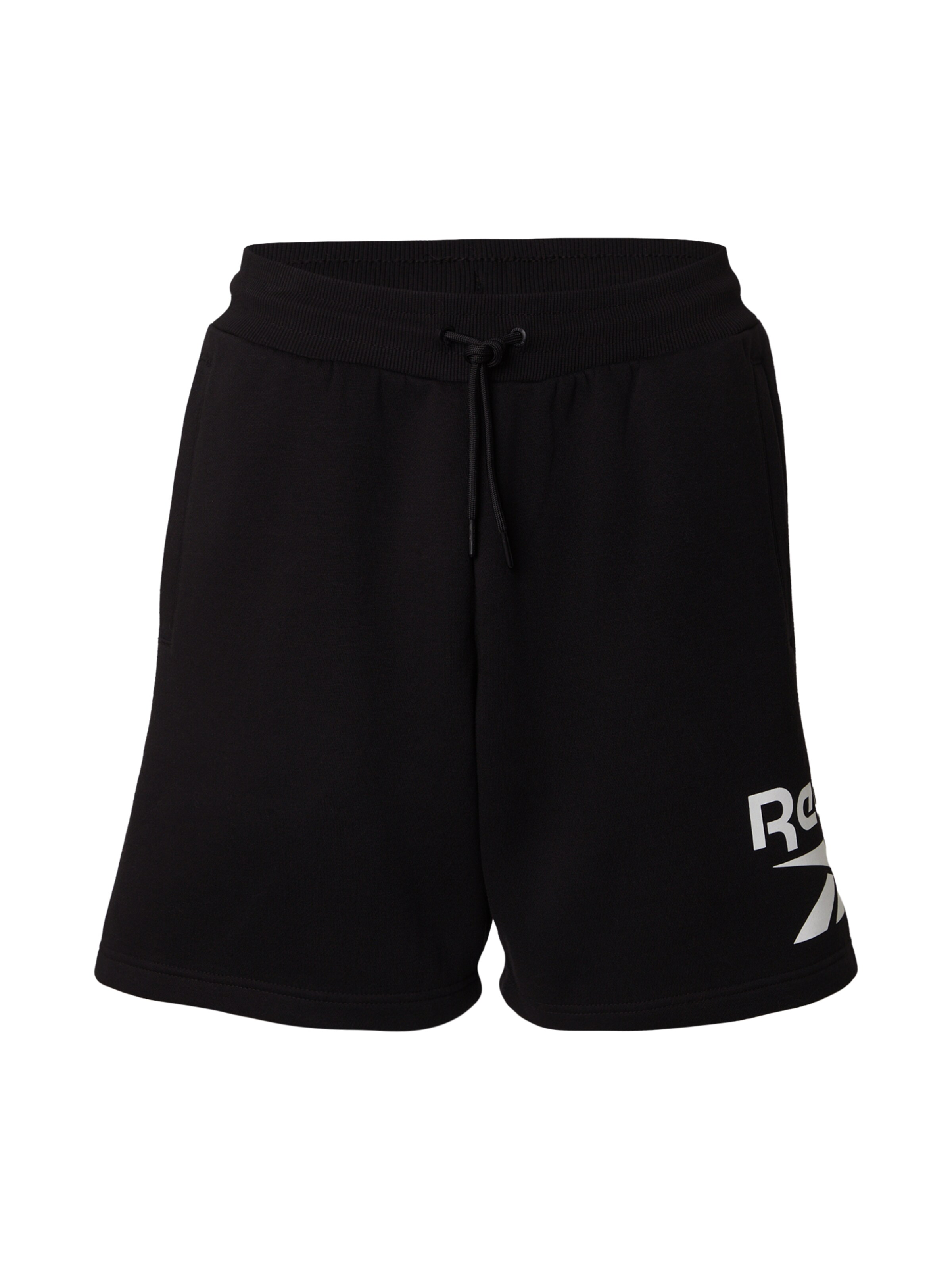 Reebok Loosefit Παντελόνι φόρμας 'NATE' σε μαύρο: μπροστά