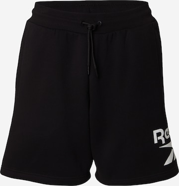 Reebok - Loosefit Pantalón deportivo 'NATE' en negro: frente