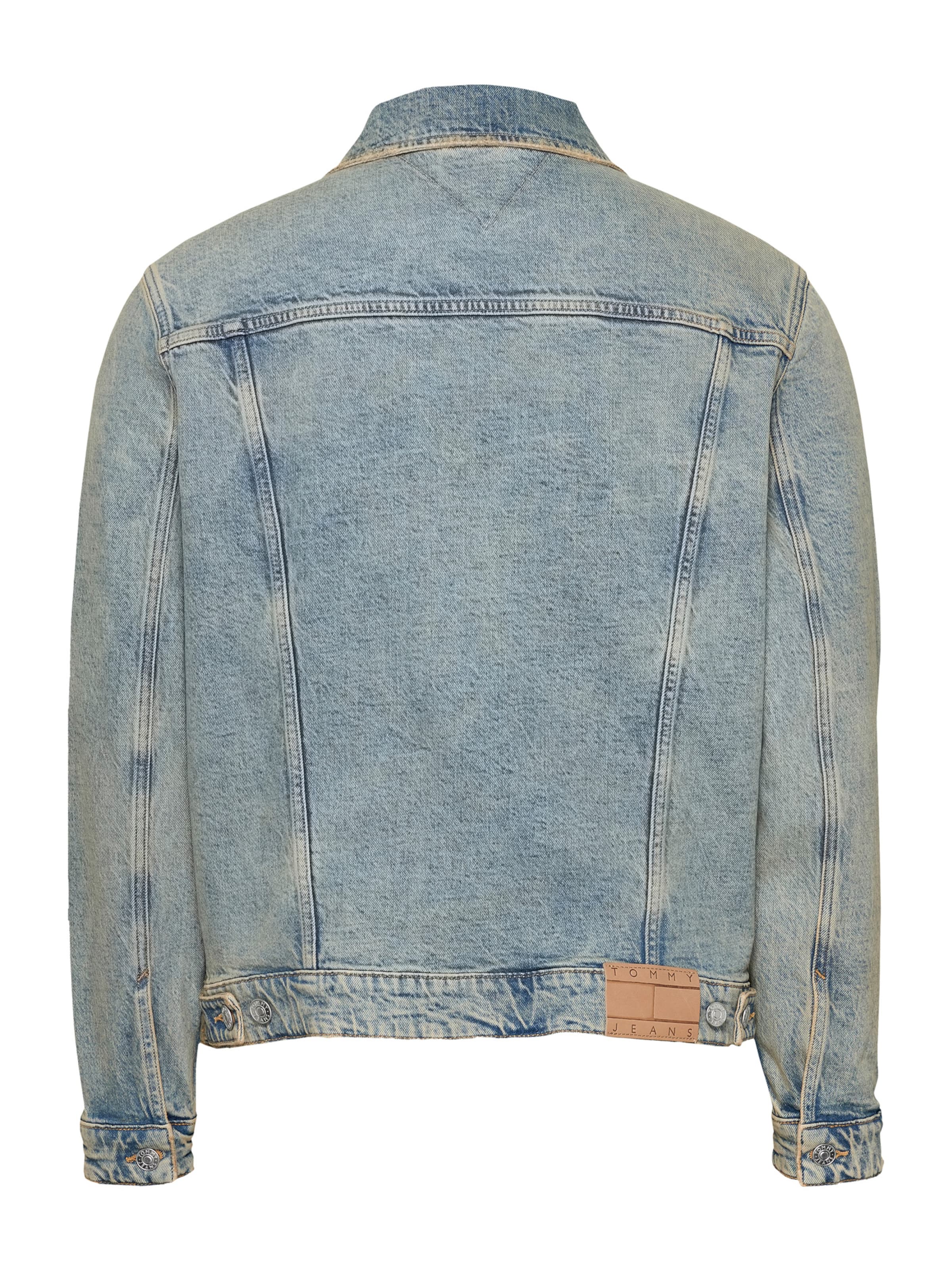 Tommy Jeans Jacke 'ISAAC' in Blau: Rückseite