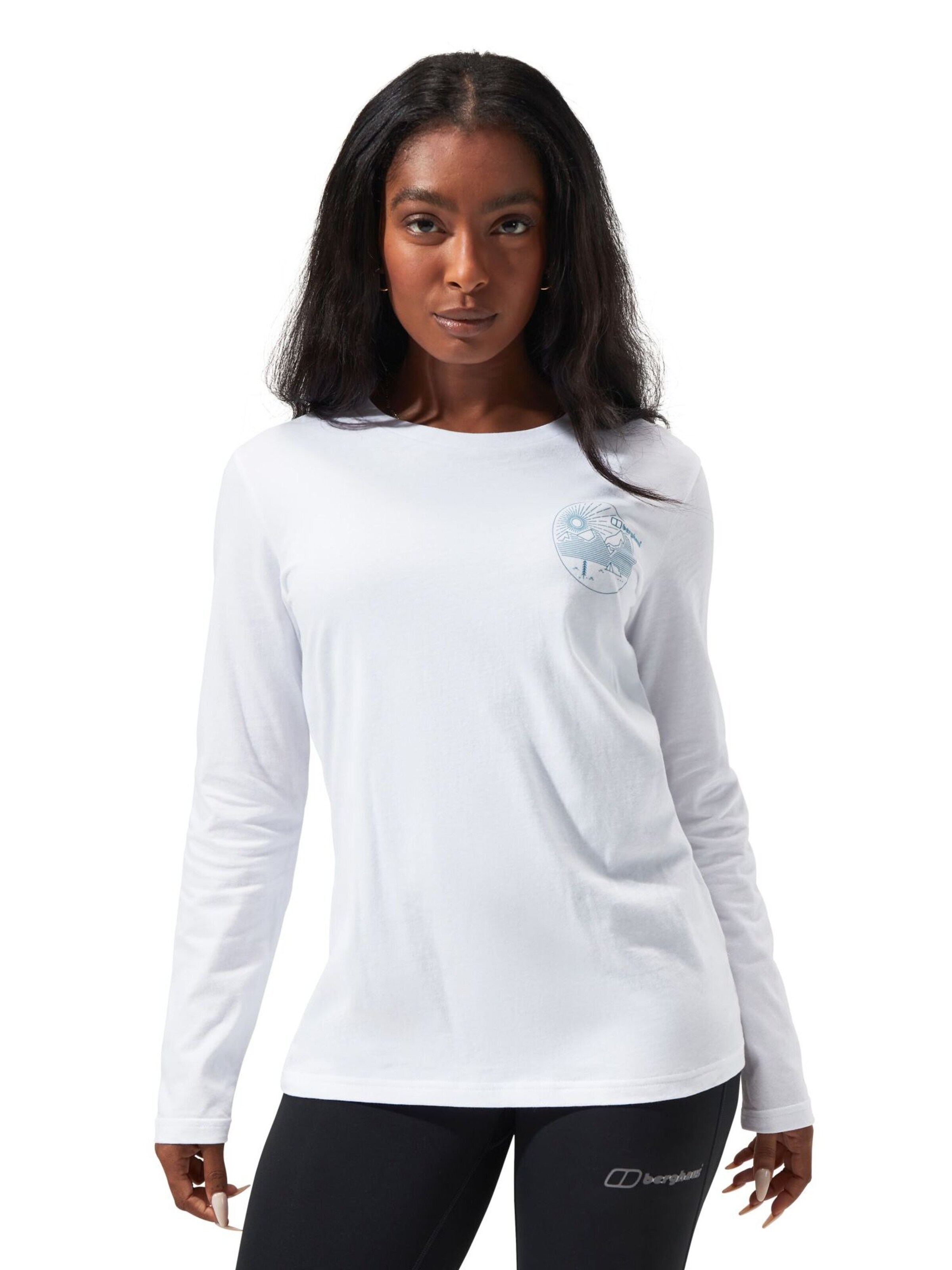 Berghaus Shirt in Weiß: Vorderseite