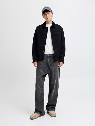 JACK & JONES Baggy Jeans 'JJIRON JJORIGINAL' in Black
