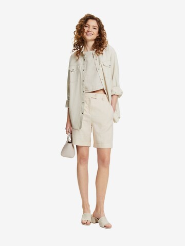 ESPRIT Wide leg Pants in Beige