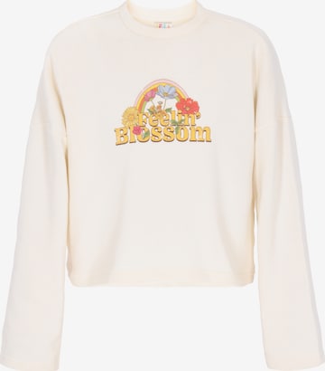 IZIA Sweatshirt 'Boho' in Beige: Vorderseite